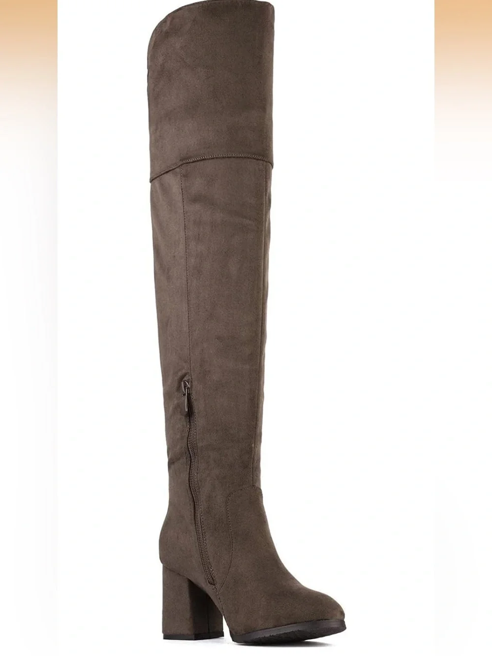 Women's Over-the-Knee Suede Boot - NEW SIZE 7